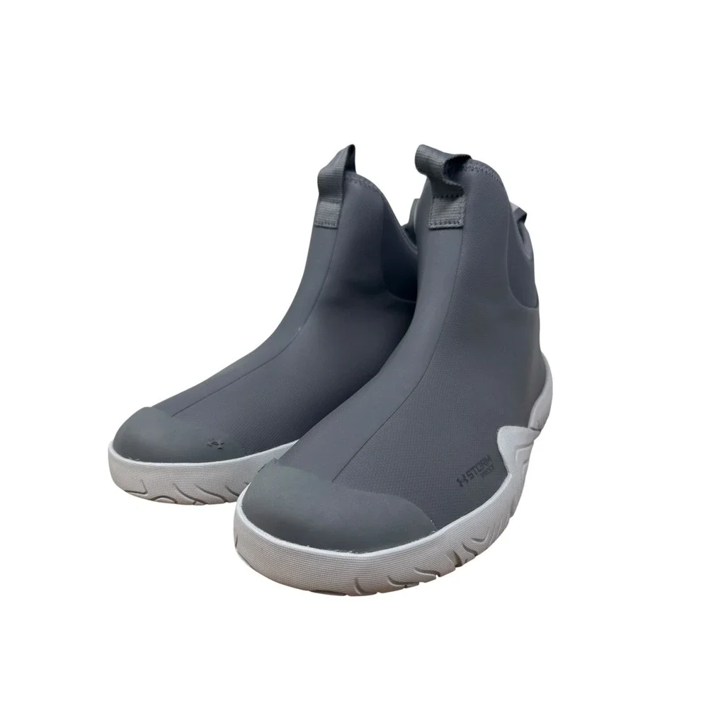 Under Armour Storm Proof deck Boots Mens 11 Grey Neon Waterproof 3026906-101